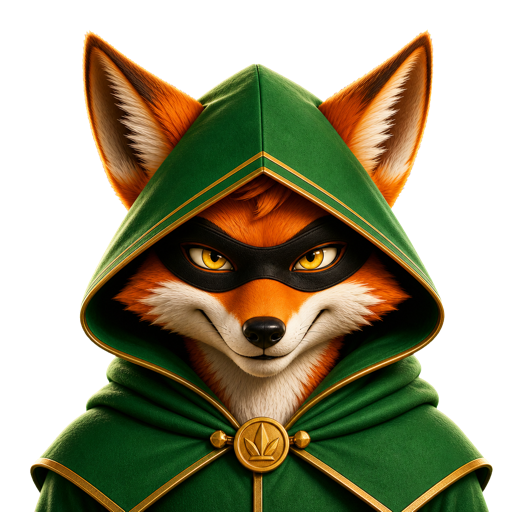 Hood Fox — masked bandit
